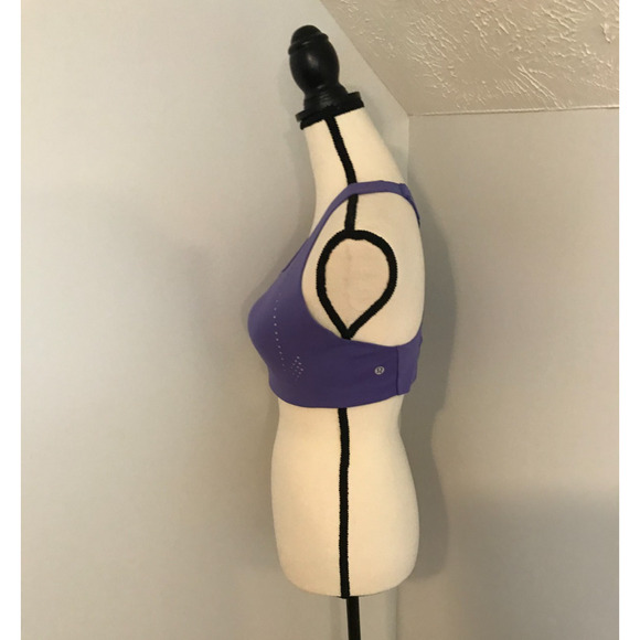 LULULEMON AirSupport Bra High Support Charged Indigo /Lavender Fog - Size 34DD - Picture 3 of 12